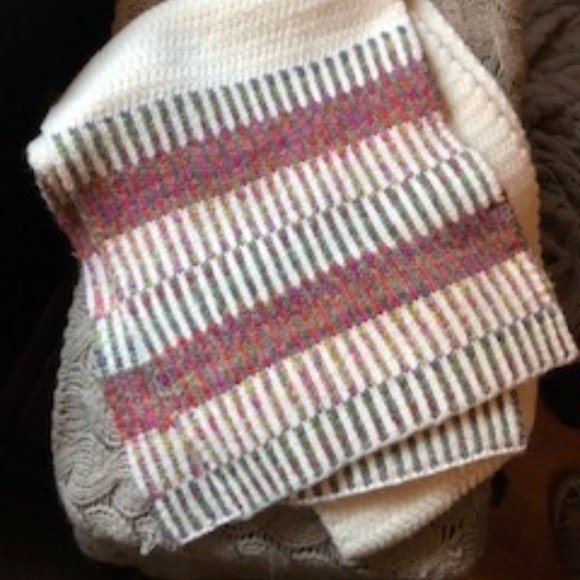 *HOST PICK* Warm Cream/Multi Colored Scarf *NEW* - Picture 1 of 5